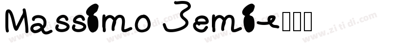 Massimo Semi字体转换